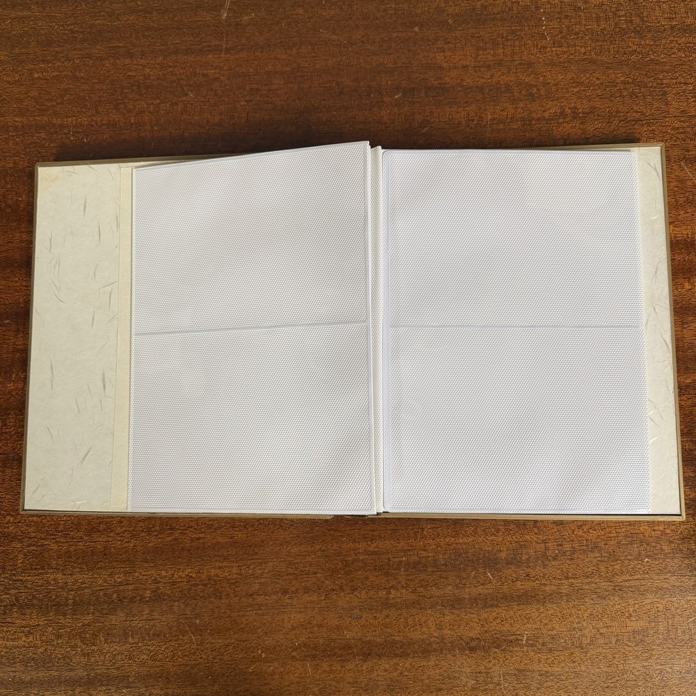 Vintage Otagiri Japan Lacquerware Bird Photo Album Book White Ivory Chickadee - Picture 5 of 13